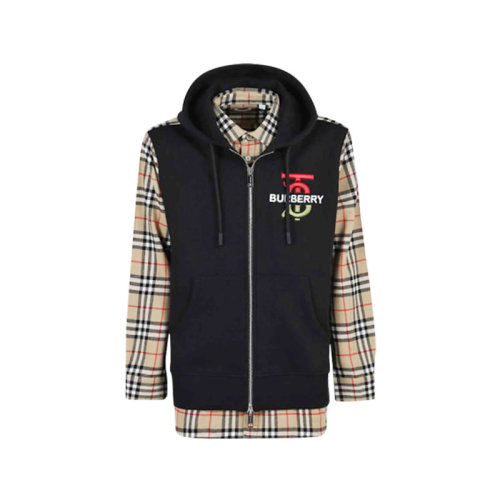 BURBERRY/博柏利  巴寶莉男裝 時尚 男士典藏米色/黑色外套夾克 80340091 HKY012467
