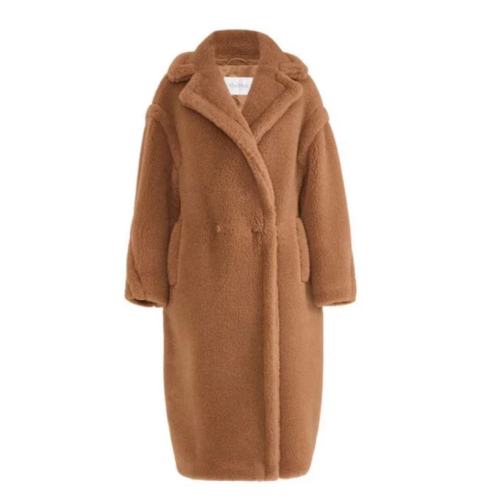 MaxMara/麥絲瑪拉  經(jīng)典Teddy 女士駝色泰迪熊長(zhǎng)款大衣TEDDY/001【主推】