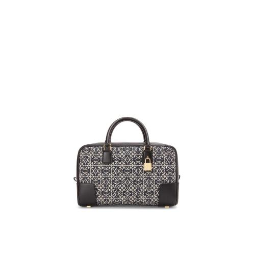 LOEWE羅意威 22年秋冬 女士 手提包 Amazona 28 bag in jacquard and calfskin A039N08X02-593 預定商品1-3周發貨