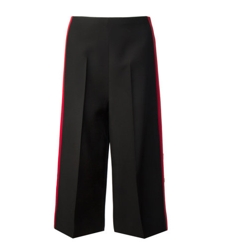 GUCCI/古馳  時尚百搭 女性 紅色/黑色 女士休閑褲 494476 ZHM18 6650