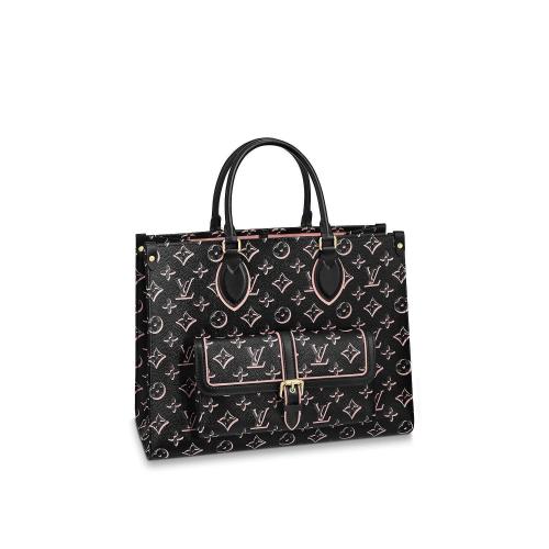  LV路易威登 22年秋冬 女士 單肩包 CABAS ONTHEGO MM M46154