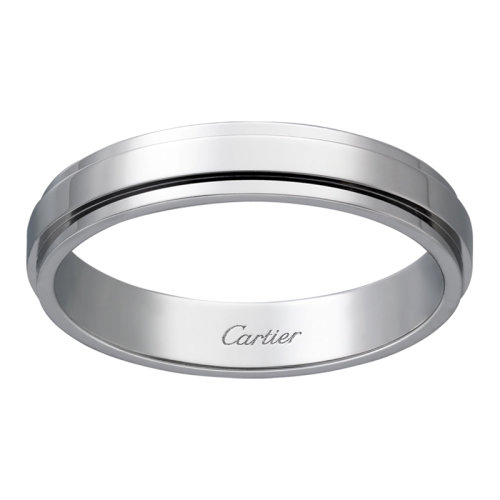 CARTIER/卡地亞 經(jīng)典d'Amour系列 鉑金950/1000簡(jiǎn)約大氣無(wú)鉆愛(ài)慕求婚訂婚結(jié)婚戒指  B4210300