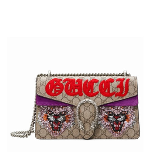 GUCCI/古馳  古琦女包 女士混色帆布配皮單肩斜跨包 400249 9C2HN 9279 HKY0011N