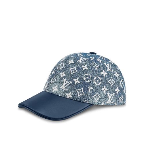  LV路易威登 22年秋冬 女士 帽子 JACQUARD DENIM 帽子 M77437 M77438
