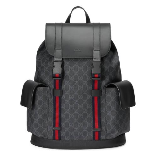  GUCCI古馳 22年秋冬 男士 柔軟_人造帆布背包 495563 K9R8X 1071