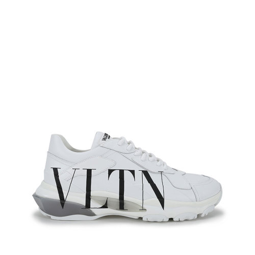 Valentino/華倫天奴 2021款 男士牛皮革VLTN Bounce系帶休閑運動鞋 WY2S0B21 RKW