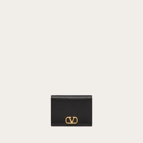  VALENTINO華倫天奴 22年秋冬 女士 錢包 PORTEFEUILLE VLOGO SIGNATURE COMPACT EN CUIR DE VE