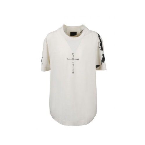 Givenchy/紀(jì)梵希  女裝 時(shí)尚百搭 女士白色棉質(zhì)短袖T恤 BW7072325P-267