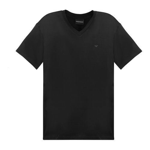 Emporio Armani/安普里奧阿瑪尼[Capsule Travel Essential] 黑色 男士短袖T恤   黑色 XL 黑色 XL