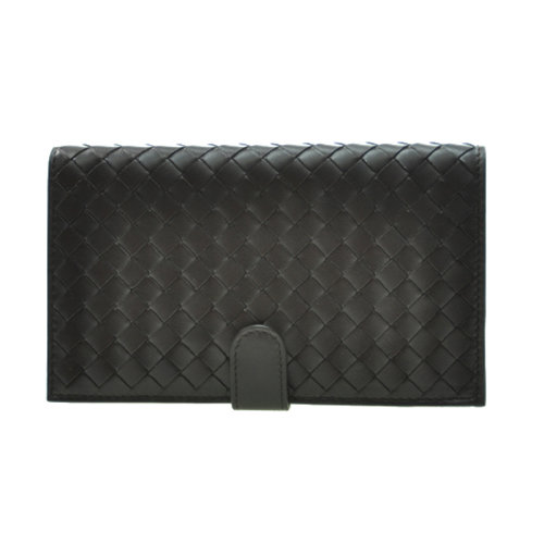 Bottega Veneta/葆蝶家 時尚百搭 黑色羊皮錢包 114074V001N2040 HJH0022B