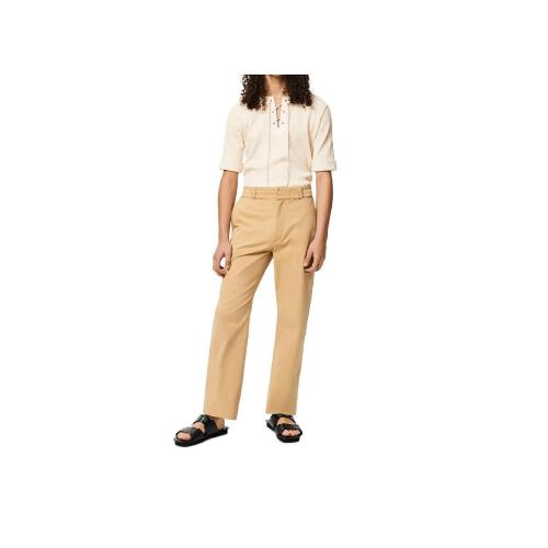  LOEWE羅意威 22年秋冬 男士 休閑褲 Straight leg trousers in cotton H616Y04X48-2682