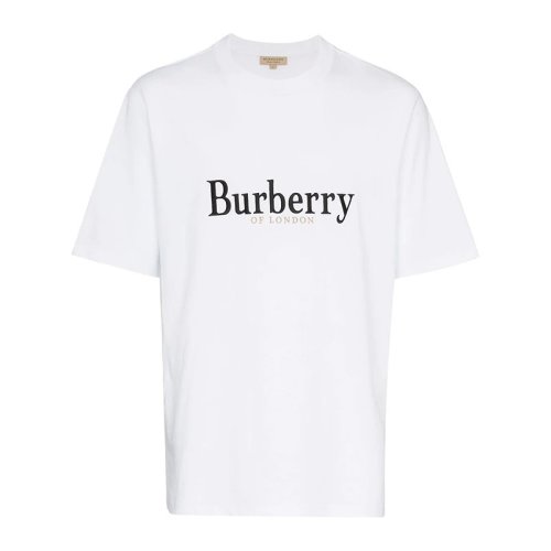  BURBERRY/博柏利 男士白色棉質短袖T恤 8007830 PLFSX