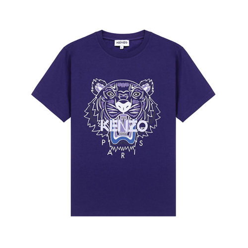 KENZO/高田賢三 男士短袖T恤 男士棉質圓領短袖T恤虎頭圖案 5TS020 4YA