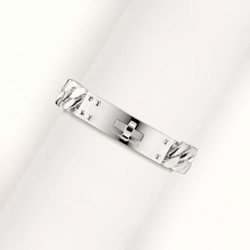  HERMES愛馬仕 22年秋冬 女士 手鏈 Bracelet Kelly Gourmette， grand modele H120432B 00LG