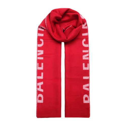 Balenciaga/巴黎世家 女士經典logo印花時尚保暖羊毛圍巾圍脖 575868-320B0 多色可選