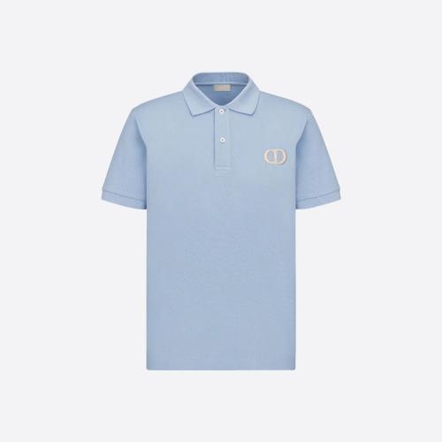  DIOR迪奧 22年秋冬 男士 短袖Polo Polo CD?Icon 013J800A0373_C581