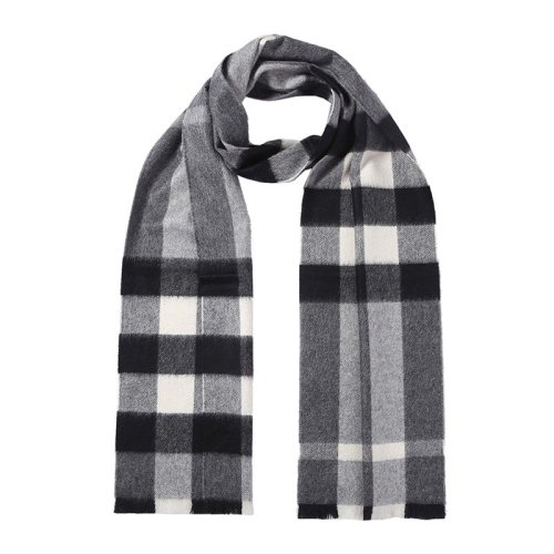 BURBERRY/博柏利 男女同款 中性山羊絨材質經典格紋圍巾圍脖 3949026