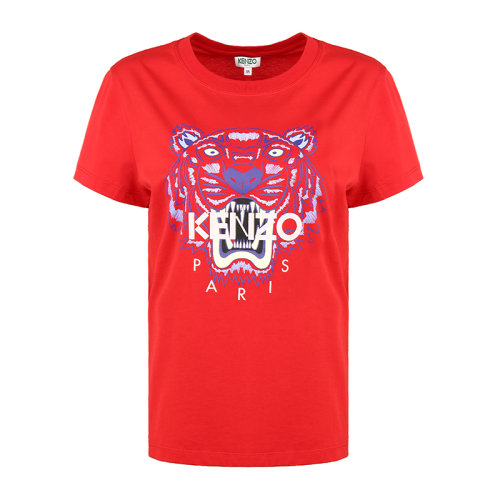 KENZO/高田賢三女裝虎頭T恤女士短袖T恤女FA52TS721經典虎頭
