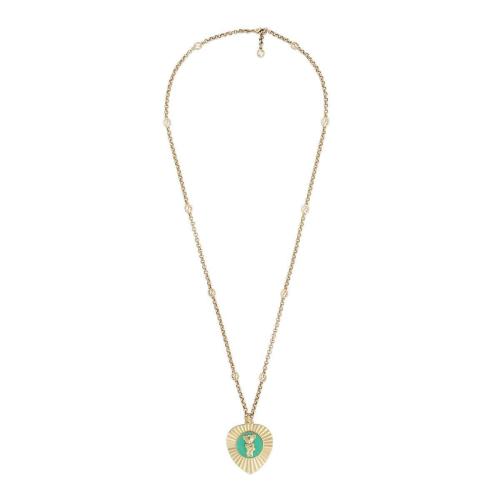  GUCCI古馳 22年秋冬 女士 Gucci HA HA HA特別系列飾吊墜項(xiàng)鏈 725824 J1631 8069