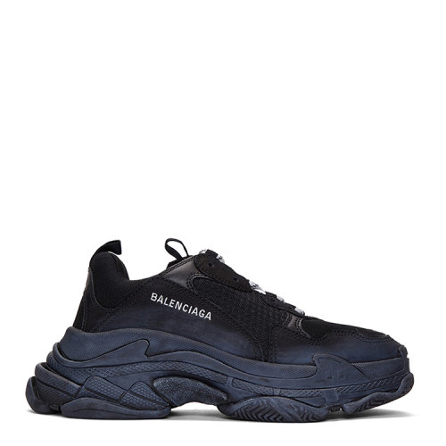 【微瑕】Balenciaga/巴黎世家 21年春夏 百搭 男性 黑色 休閑運(yùn)動鞋 534162 W09OM 1000