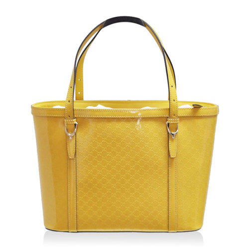 GUCCI/古馳 女士漆皮經典雙G logo編織手提包單肩包