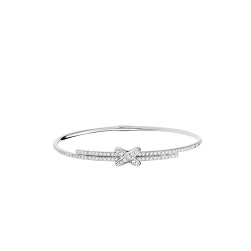 Chaumet/尚美  Jeux de Liens系列 女士18k金白金滿鉆石手鏈081798