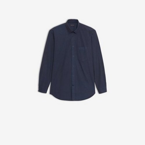  Balenciaga/巴黎世家 男士印花棉質(zhì)長(zhǎng)袖襯衫 556878 TEM09 4140 PLFSX