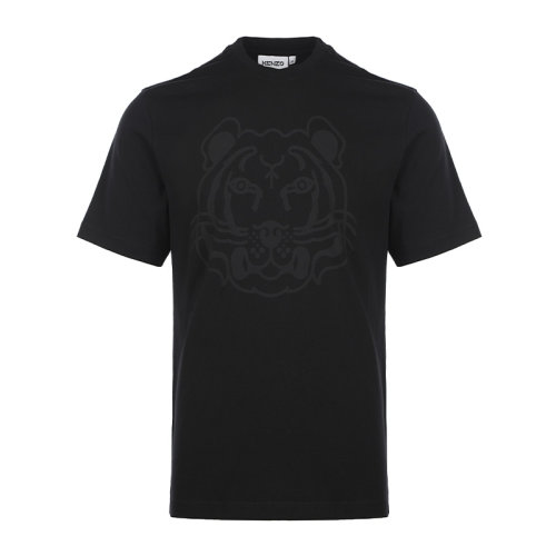 KENZO/高田賢三22春夏虎頭微標棉質寬松男士短袖T恤FC55TS201