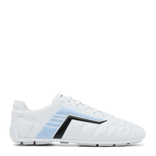 PRADA/普拉達(dá)logo徽標(biāo)系帶牛皮革男士休閑運(yùn)動(dòng)鞋2EG325A21