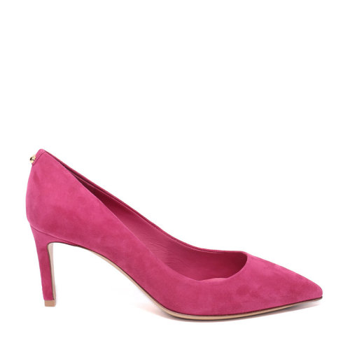 Salvatore Ferragamo/菲拉格慕 女士ALBA 70系列絨面皮革高跟鞋 0688570