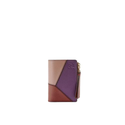  LOEWE羅意威 22年秋冬 女士 錢包 Puzzle slim zip bifold wallet in classic calfskin C510P3