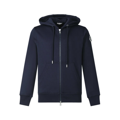 Moncler/蒙克萊 男衛衣 男士棉質加絨款拉鏈衛衣運動衫外套 8G00033 899FL
