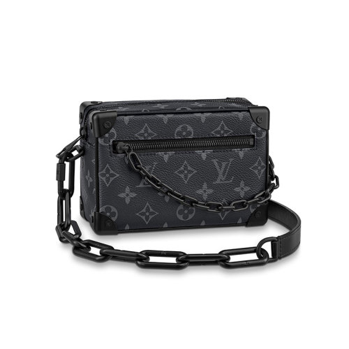 【預(yù)定商品15-25天后發(fā)貨 包稅】Louis Vuitton/路易威登  男包 SOFT TRUNK 印花圖層帆布單肩包 斜挎包 小箱子 M44735