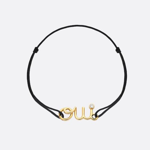  DIOR迪奧 22年秋冬 女士 手鏈 Oui 手鏈 JOUI95019_0000 預定商品1-3周發貨