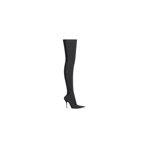  BALENCIAGA巴黎世家 22年秋冬 女士 過膝靴 KNIFE 110MM OVER-THE-KNEE BOOT 719816W2ES01000
