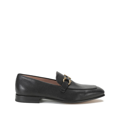 Salvatore Ferragamo/菲拉格慕  男士羊皮GANCINI飾扣莫卡辛鞋皮鞋 0745419