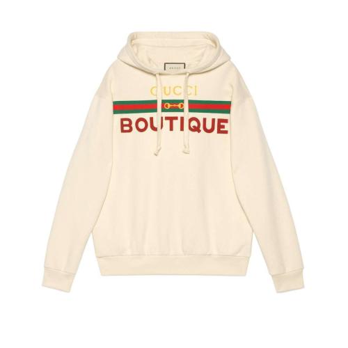  GUCCI古馳 22年秋冬 女士 女士Gucci Boutique印花衛衣 615061 XJCKX 9230
