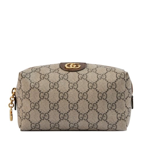 GUCCI/古馳 Ophidia女士米色雙G帆布大號化妝包 ?548393 K5I5G 8358