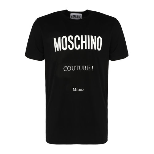 MOSCHINO/莫斯奇諾經(jīng)典字母印花男士短袖T恤情侶款A071920401