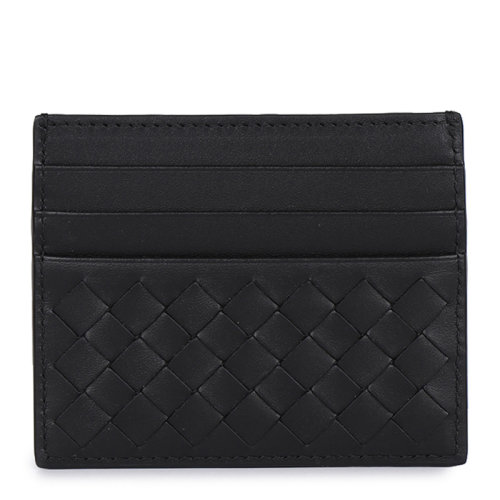 Bottega Veneta/葆蝶家  男士深咖啡牛皮經典編織卡包零錢包男包 522326-V4651-2006