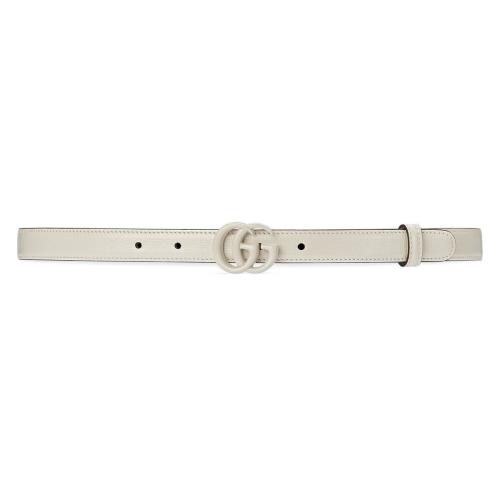  GUCCI古馳 22年秋冬 女士 雙G帶扣窄版腰帶 409417 18YXV 9022 預(yù)定商品2-6周發(fā)貨