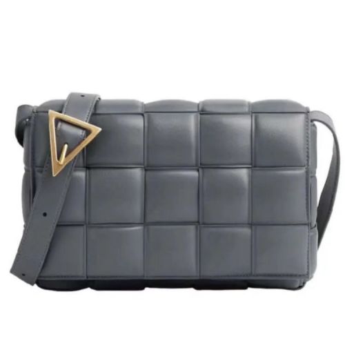 Bottega Veneta/葆蝶家  新款CASSETTE PADDED系列小羊皮雙面正交編織單肩豆腐包591970VCQR11233【主推】
