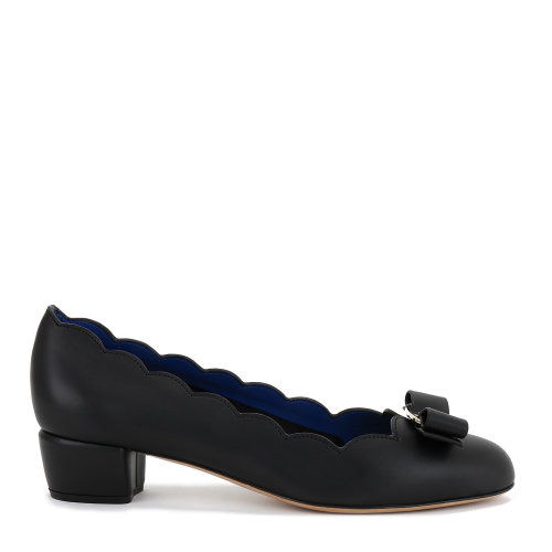 Salvatore Ferragamo/菲拉格慕 VARA中跟鞋 女士中跟鞋 黑色 733818-01R389