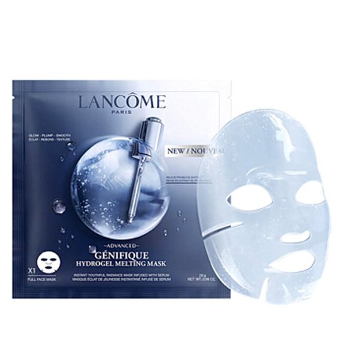 Lancome/蘭蔻 面膜 「小黑瓶」小嫩膜 肌底精華浸潤修護(hù)補(bǔ)水面膜28g/片 7p