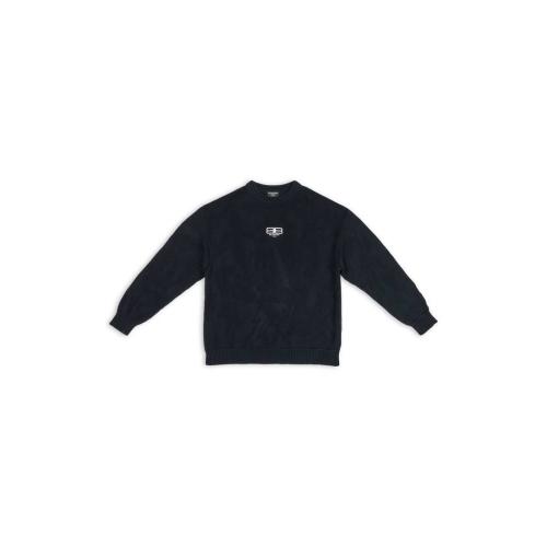  BALENCIAGA巴黎世家 22年秋冬 男士 長袖T恤 BB PARIS ICON SWEATER 696226T32528065