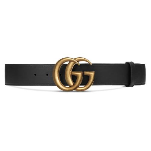  GUCCI古馳 22年秋冬 女士 雙G帶扣皮革腰帶 400593 AP00T 1000