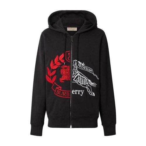  BURBERRY/博柏利 男士黑色棉質夾克外套 8004969 PLFSX