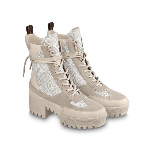  LV路易威登 22年秋冬 女士 短靴 DESERT BOOT LAURéATE a PLATEFORME 1AAIWJ 1AAIWH 1AAIWK 1
