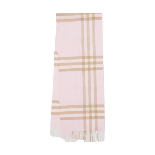  BURBERRY 22年秋冬 女士 經典格紋羊絨圍巾 80163961 預定商品1-3周發貨