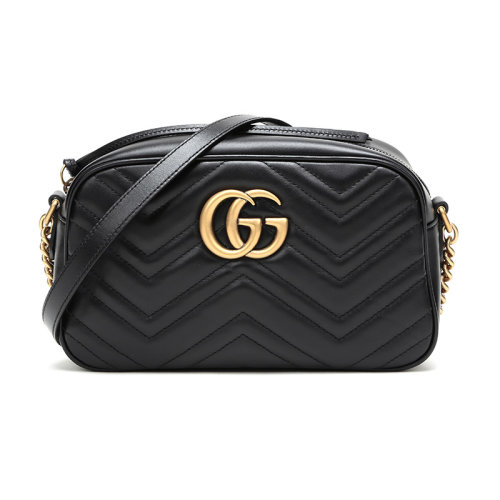 GUCCI/古馳 Marmont系列女士牛皮單肩包斜挎包 447632 DTD1T